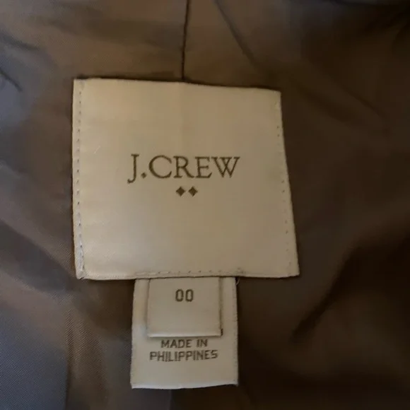 J. Crew Vail Parka Wool Blend Coat in Heather Tan Size 00 - Picture 4 of 16